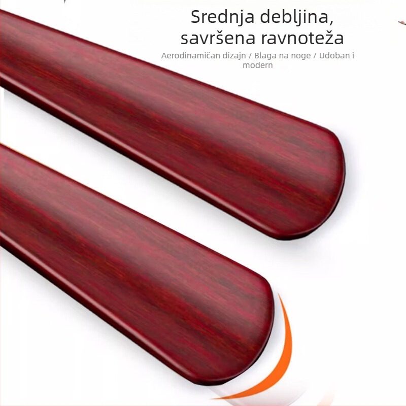 Drveni shoehorn s dugom drškom, model Ym-244, stil književno retro, marka Wooden Kitchen