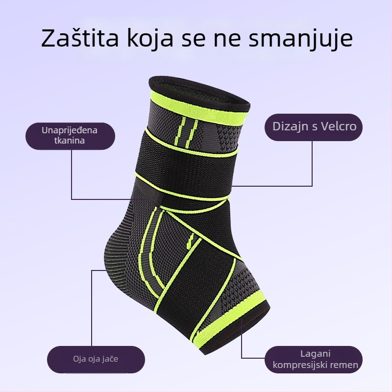 CICODAA prozračna gležanj štitnik za zaštitu od uganuća – za nogomet, košarku i trčanje