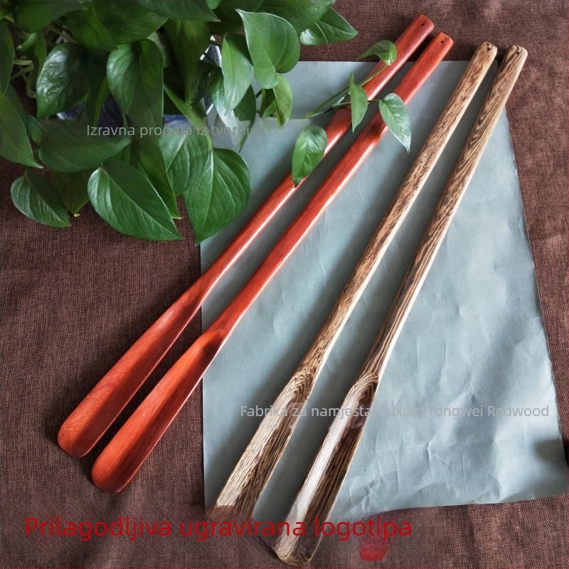 Drveni shoehorn za cipele, marka Yongkai Wood Art – kineski stil