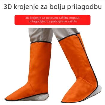 Ognje otporna zaštita stopala za zavarivanje, platnena konstrukcija, za elektro-zavarivanje