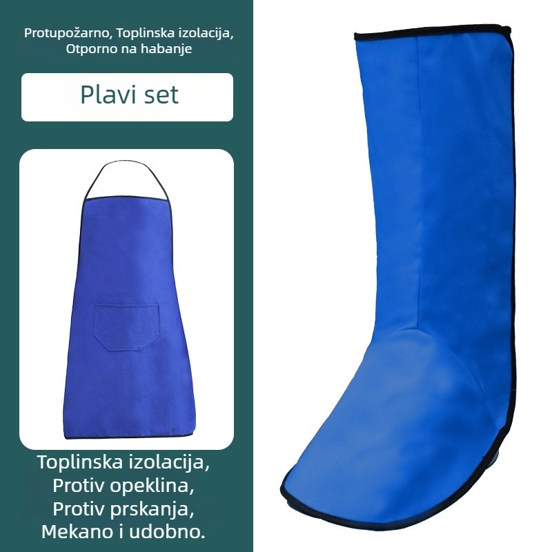 Ognje otporna zaštita stopala za zavarivanje, platnena konstrukcija, za elektro-zavarivanje