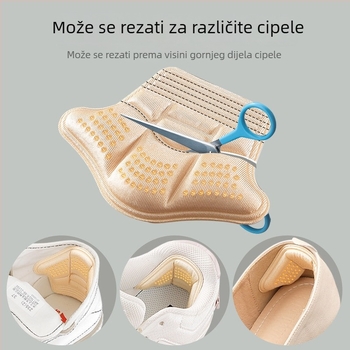 Model 8002: protuklizne naljepnice za petu za žene visoke potpetice s potpuno obloženim ulošcima; kompatibilno s tenisicama, kožnim, casual i radnim cipelama; svakodnevni ležerni stil; sve sezone.