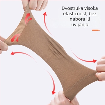 Zaštita gležnja za sport – lagana, prozračna, zaštita od uganuća, pogodna za nogomet, košarku i trčanje; materijal: poliester vlakno