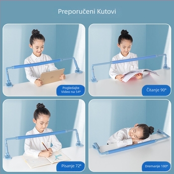 Dječji korektor sjedenja s izvlačnim zaštitnim ogradom za pisanje – protiv kratkovidnosti, model 985, materijal: svila, proljeće