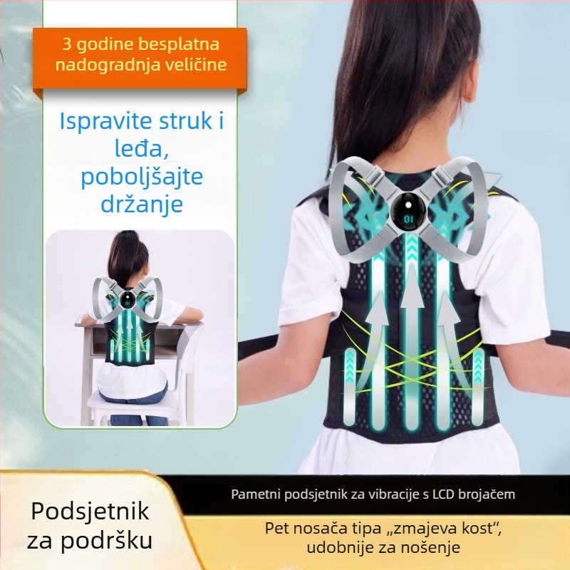 Dječji korzet za držanje tijela, podrška leđa i poravnavanje ramena, skolioza kod adolescenata