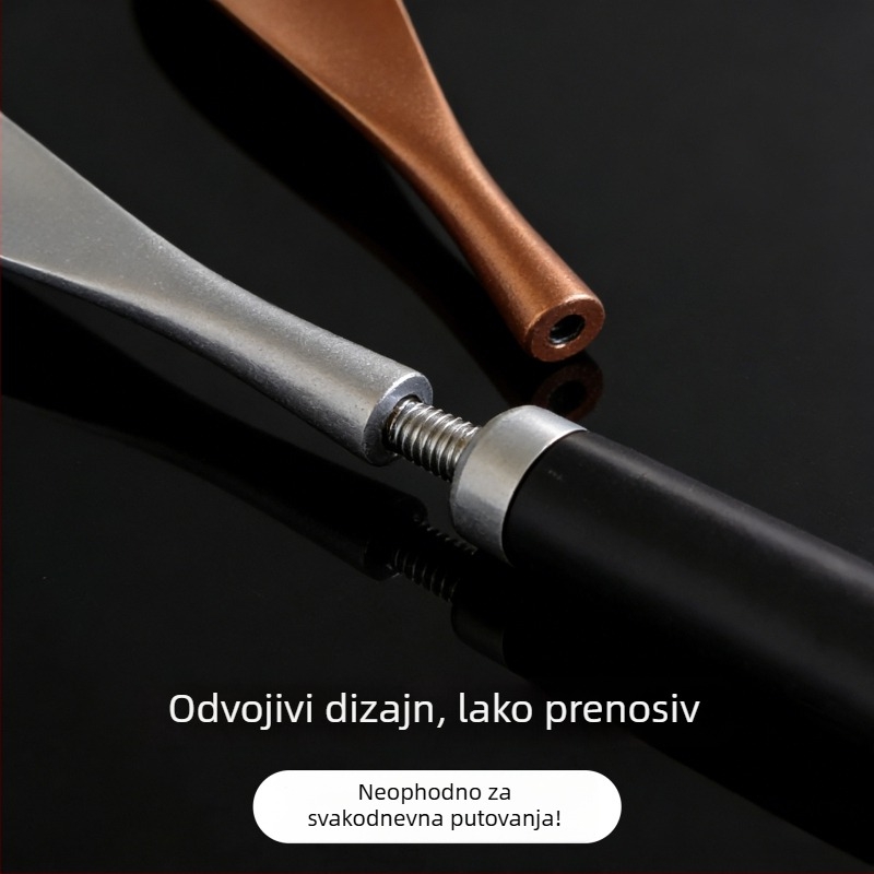 Lineng XB-0060 metalni štap za cipele s ravnom drškom, ekstra dugačak