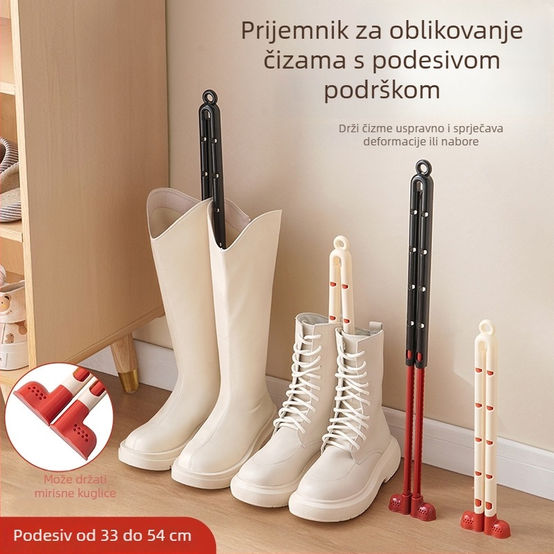 Proširivač za cipele za čizme – Univerzalna potpora, podesiva, protiv nabiranja bora, deformacije, materijal ABS + EVA perle