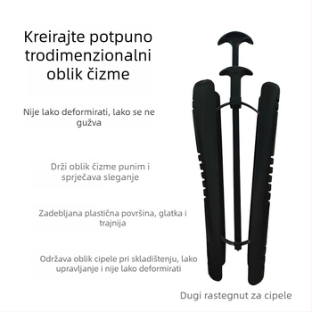 Držač za čizme s oprugom – plastični oblikovatelj za visoke čizme, s ručkom, podesiv, Joist, Boot brace
