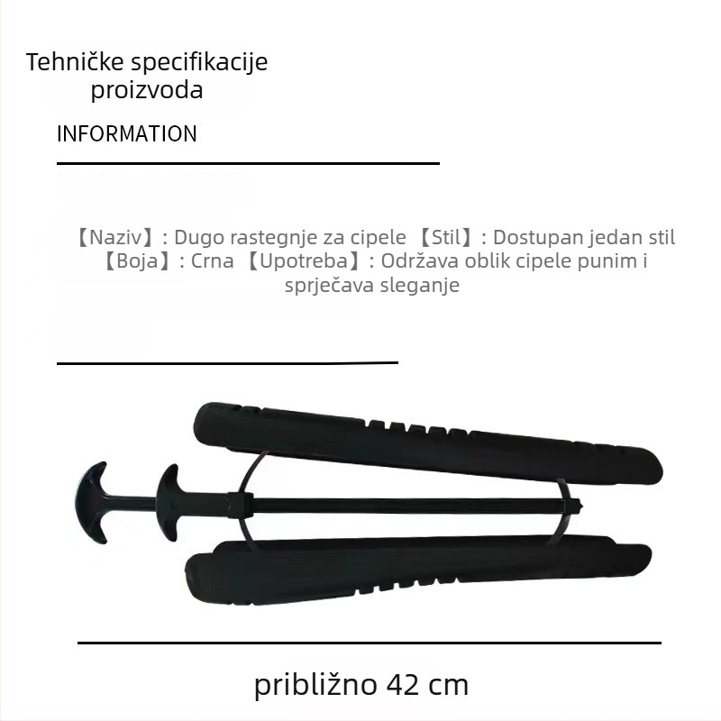 Držač za čizme s oprugom – plastični oblikovatelj za visoke čizme, s ručkom, podesiv, Joist, Boot brace