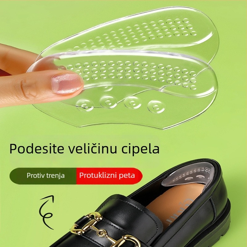 Silikonska naljepnica za petu za cipele – protuklizna, otporna na habanje, model 2024, jednostavan stil, za kožne cipele i sandale, ljeto/proljeće/jesen