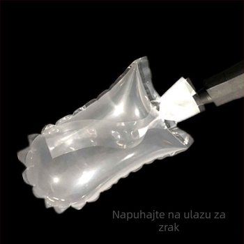 Specijalna polukružna potpora za obuću s nafukljivom vrećom za njegu obuće