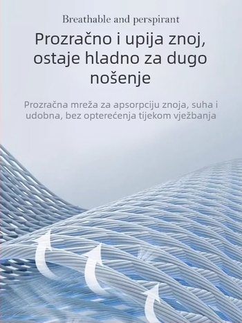 Orteza gležnja - lagana, sa trakom za kompresiju, od najlona, za odrasle, za trčanje, košarku, planinarenje, nogomet