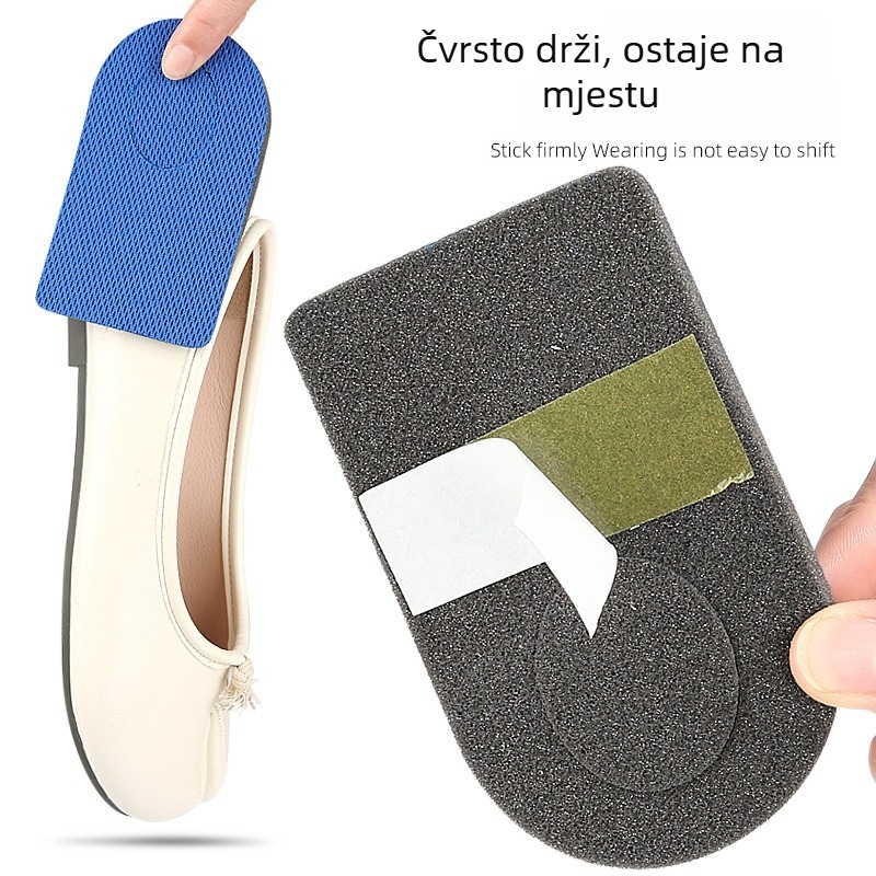 Otklonjiva peta podloga – apsorpcija šokova, protuklizna, stil polupodloge, unisex, pogodno za sportske cipele i čizme