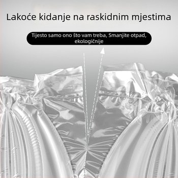 Najlon napuhljivi kalup za cipele i rastezanje s velikim mjehurićima filma, promjer 165 mm, visina 75 mm, širina filma 17 mm; sprječava nabor i deformacije.