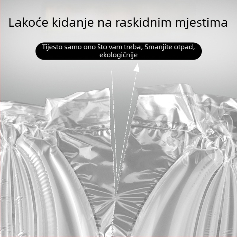 Najlon napuhljivi kalup za cipele i rastezanje s velikim mjehurićima filma, promjer 165 mm, visina 75 mm, širina filma 17 mm; sprječava nabor i deformacije.