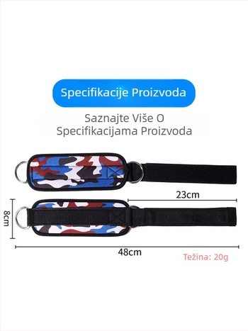 Pojas za gležanj za trening | Materijal: spužva • Opća namjena • Za gležnjeve s kopčama • Kôd proizvoda: a-18