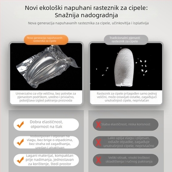 Napuhujuća potpora za vrh cipele — protiv deformacije, pogodna za različite cipele i torbice, prilagodljiv dizajn torbe i logotip marke