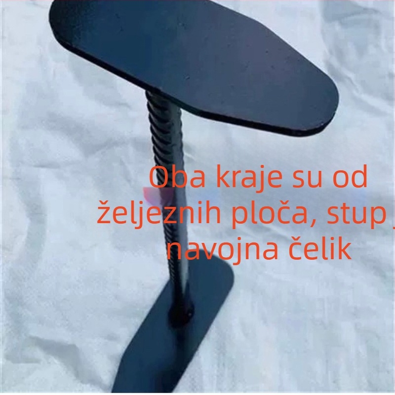 Set alata za popravak cipela s čeličnim potporama i klinovima — visina 40 cm, čelična ploča debljine 6 mm, pogodna za platnene cipele