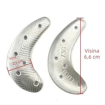 Željezne ploče prednjeg dijela i pete za kožne cipele – legura, otporne na habanje, protuklizni materijal za popravak obuće