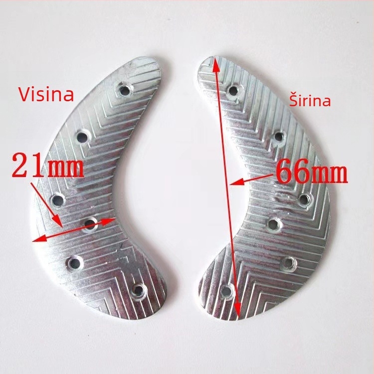 Željezne ploče prednjeg dijela i pete za kožne cipele – legura, otporne na habanje, protuklizni materijal za popravak obuće