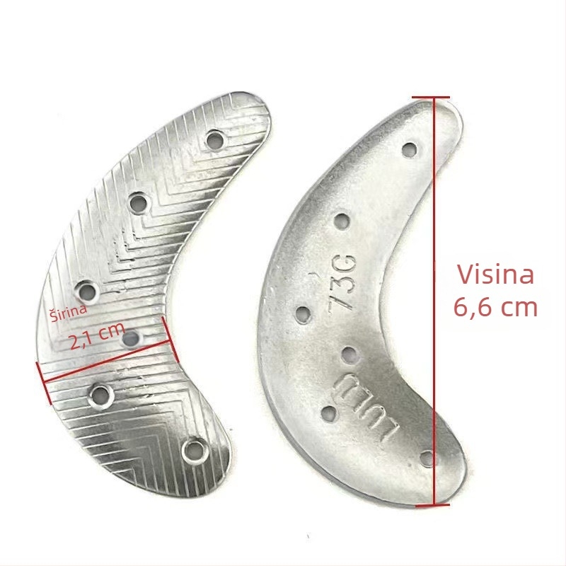 Željezne ploče prednjeg dijela i pete za kožne cipele – legura, otporne na habanje, protuklizni materijal za popravak obuće