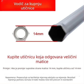 Prošireni ključ s glavom odvijača za niveliranje za stropnu šuplju laganu čeličnu konstrukciju (Marka: Qian Qi; Uvoz: Ne; Prilagodba: Ne)