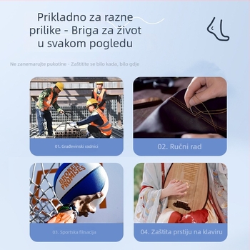Prozračni patch za ispucalu kožu ruku i stopala, platneni Band-Aid, protuklizna funkcija, rok trajanja 2 godine, univerzalna primjena, pojedinačno pakirano