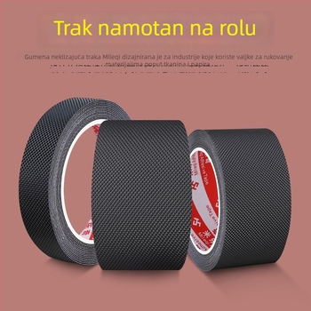 Milky protuklizna traka za stepenice, debela, vodootporna, snažnog prianjanja, dostupna u duljinama 1 m, 2 m ili 5 m, za stepenice i kupaonicu; pogodna za starije osobe i djecu.