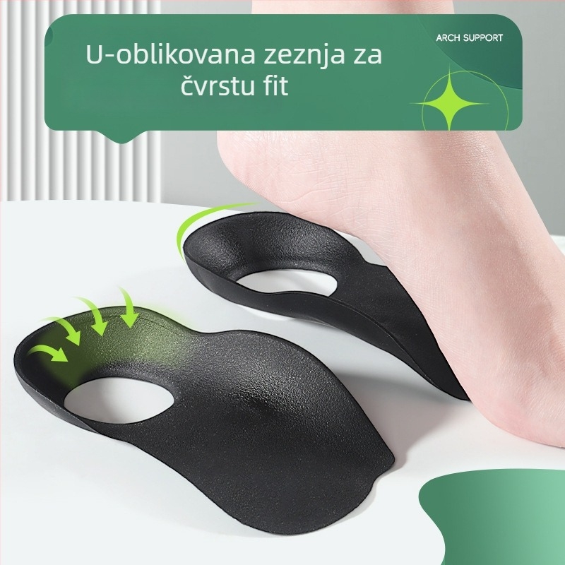 Ortopedske ulošci za ploske stope s korekcijom luka i jastučićem za petu | Materijal: TPU | Model: Arch heel pad | Stil: Korekcija luka | Funkcija: ortopedski ulošak | Prikladne cipele: tenisice, kožne cipele, čizme | Za muškarce i žene | Personalizacija: 