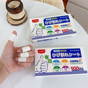 Flaster za suhe ispucale ruke i stopala, prozračni viskozni platneni flaster, UYIKU, jednokratna upotreba, rok trajanja 2 godine, debljina 3 mm