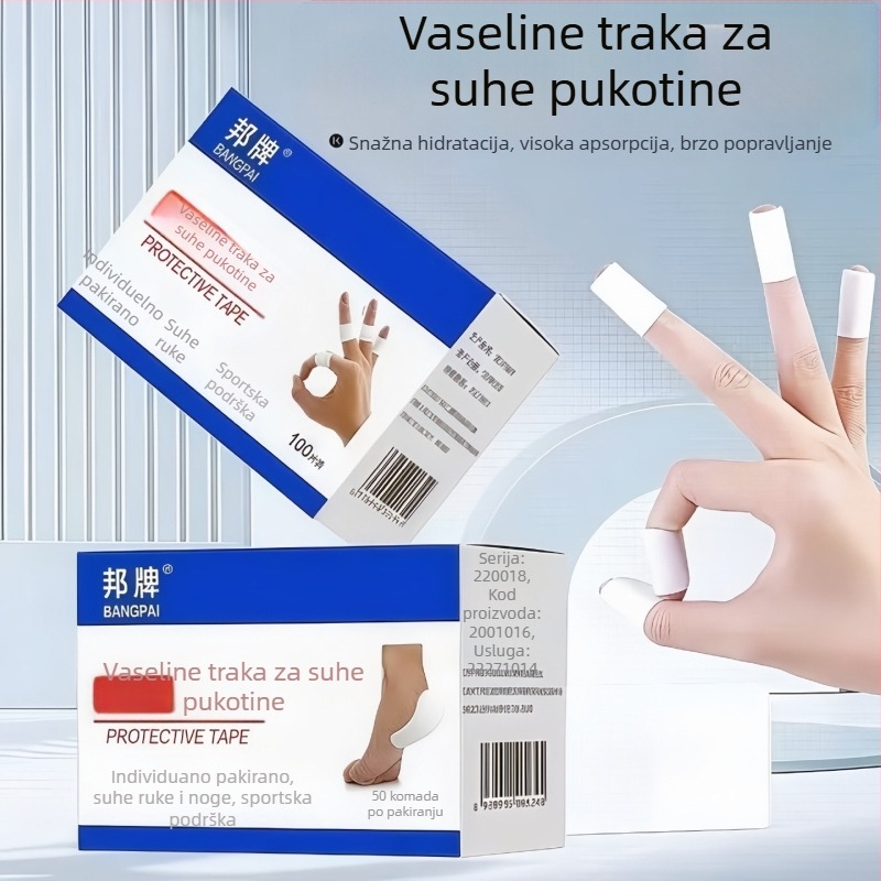 Flaster za ispucalu kožu ruku i nogu, netkani materijal, traka visoke adhezije, njega ispucale kože