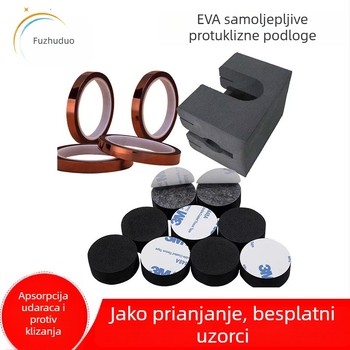 Kružna podloga za stopala od EVA pjene, samoljepljiva, protuklizna sa silikon gumom