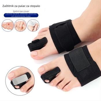 Prilagodljiva kompresijska narukvica za prst na nozi – zaštita Hallux Valgus s aluminijskom pločom za potporu, razdjelnik prstiju, brend Shulivan, model HXB-160