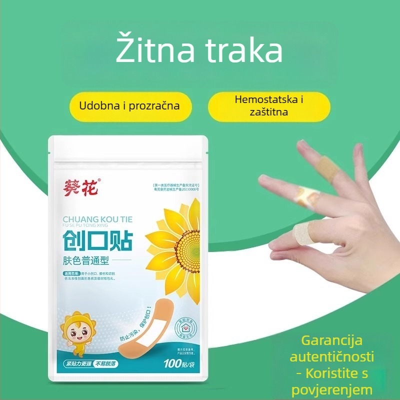 Sunflower prozračni zavoj za odrasle i djecu, elastična tkanina, sterilno, 20 flastera