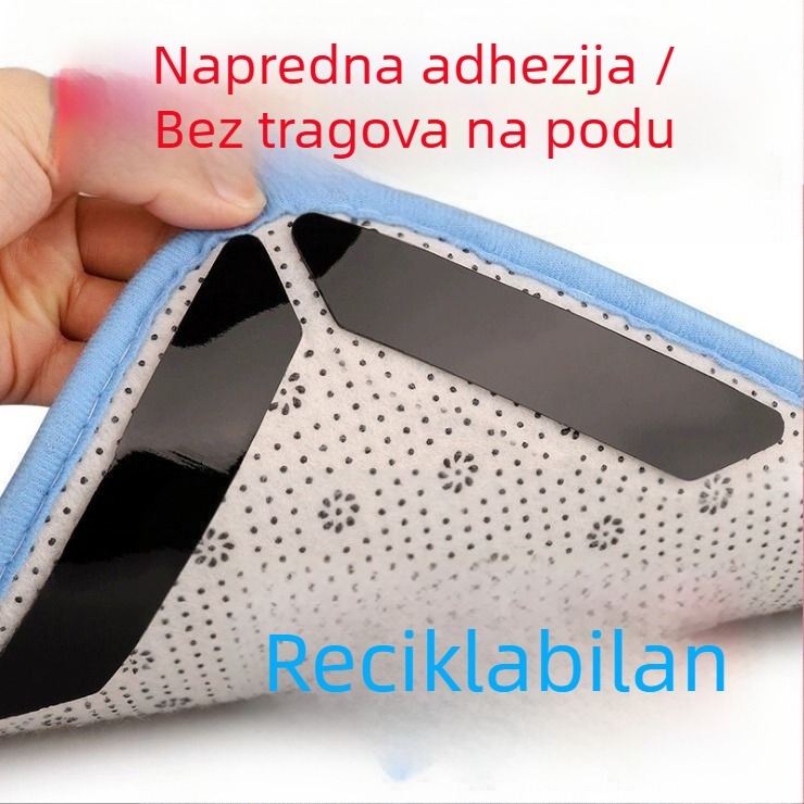 Ulazna podna prostirka s nano ljepilom i dvostrano ljeplivom trakom, protuklizna površina