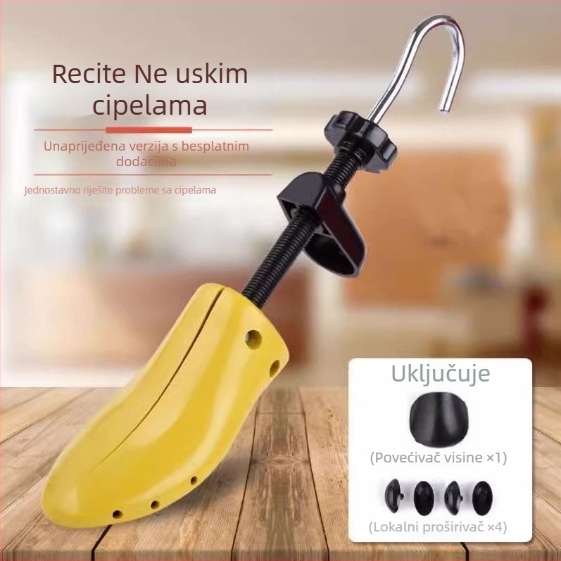 Proširivač za obuće – proširuje širinu i povećava visinu; pogodan za tenisice, kožne cipele, čizme i casual cipele; za zimu, proljeće i jesen