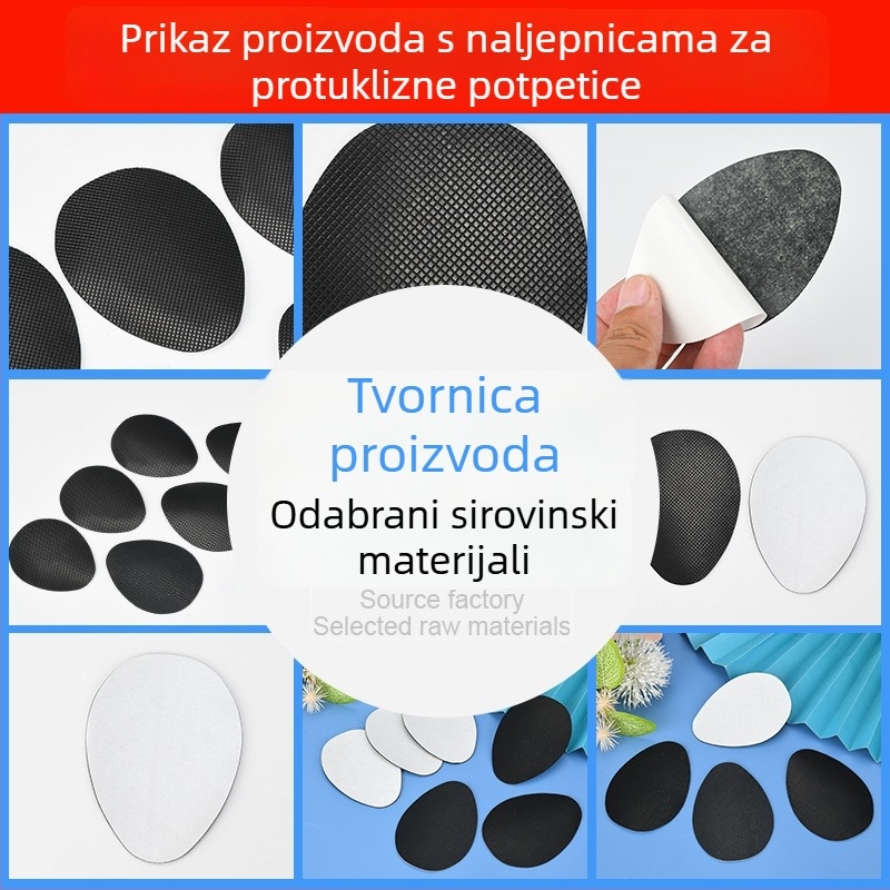 Huisheng Prednji anti-slip flaster za izdržljive mrežaste gumene uloške za štikle (izrez po obliku)