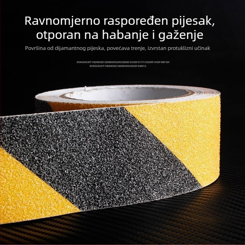 Mat protivklizna traka za stepenice, snažna samoljepljiva traka za pločice i pod, vodootporna