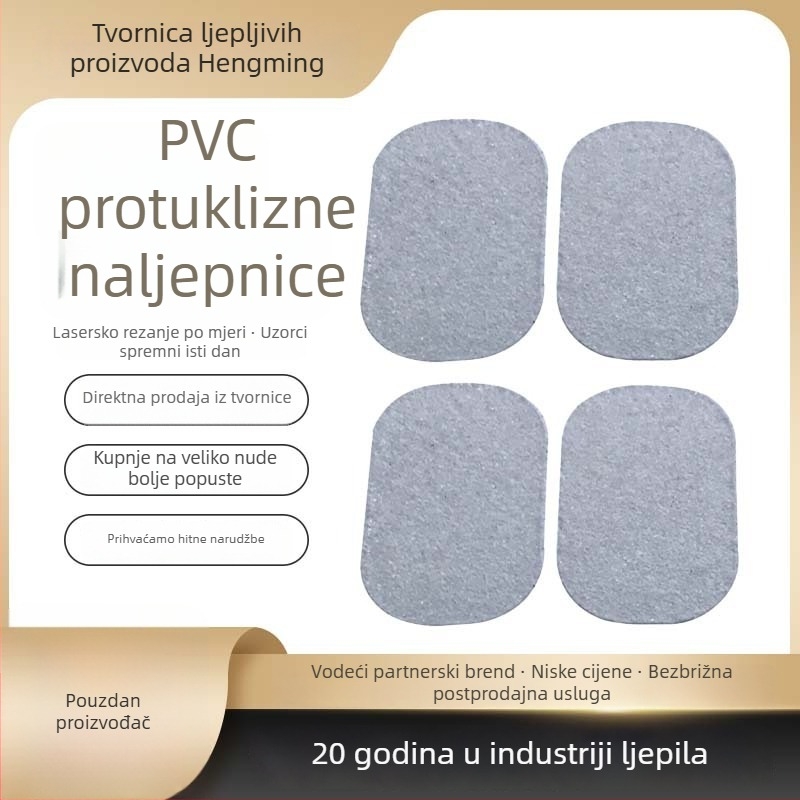 PVC protuklizna traka s podlogom od dijamantnog pijeska, otporna na habanje, vodootporna, prozirna, dvostrana ljepljiva traka