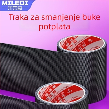 Protuklizna gumena traka za podnu kupaonicu s mrežastim uzorkom, samoljepljiva, debljina 0,75 mm