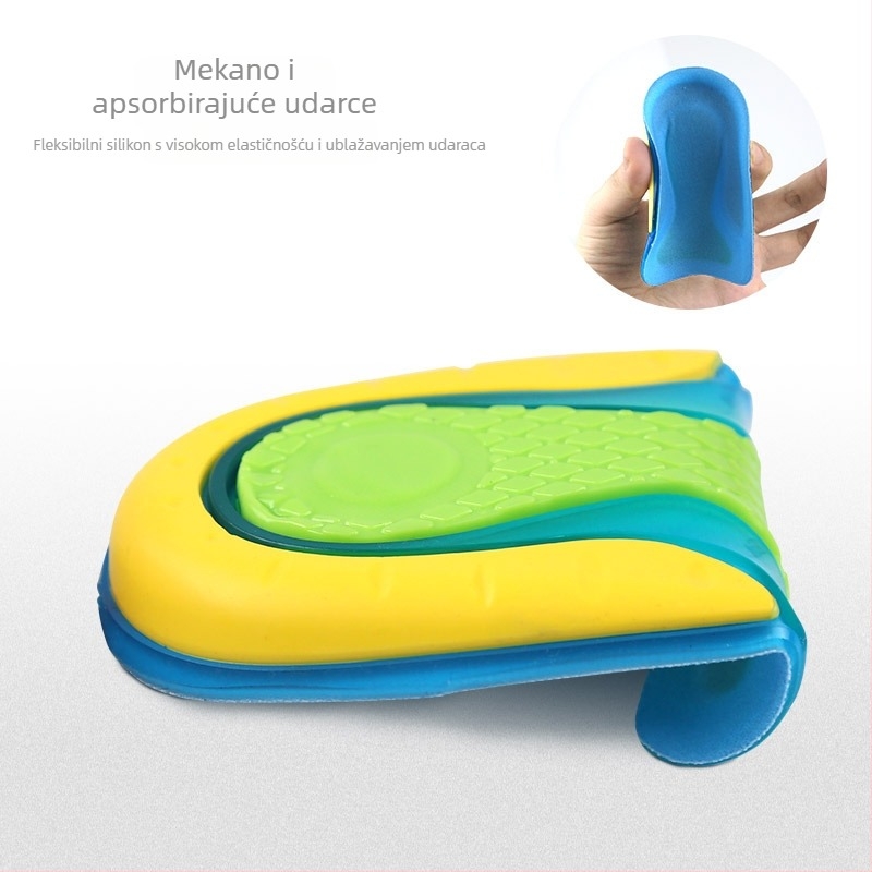 Peta podložak s polovičnim dizajnom, TPE materijal, apsorpcija udara, unisex, za tenisice, casual i tople cipele