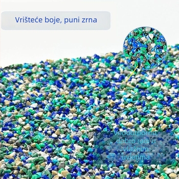 PET osnova protisklizna traka s akrilnim ljepilom, viskoznost visoka, jezgro od papirnate cijevi; pogodna za bazene, platforme za ronjenje, dječja igrališta i teretanu