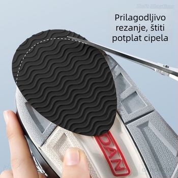Polukružni silikon anti-slip uložak za sportske tenisice, otporan na habanje, deblji, tih