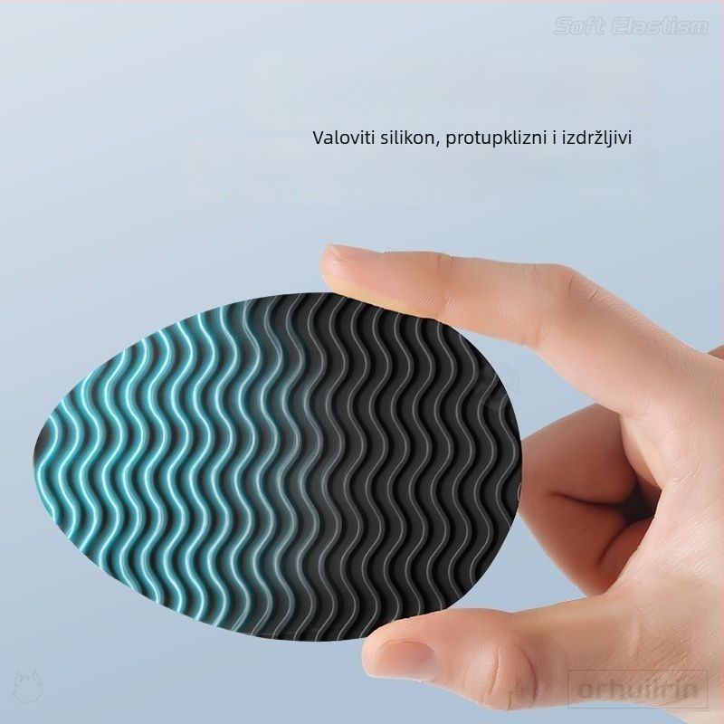 Polukružni silikon anti-slip uložak za sportske tenisice, otporan na habanje, deblji, tih