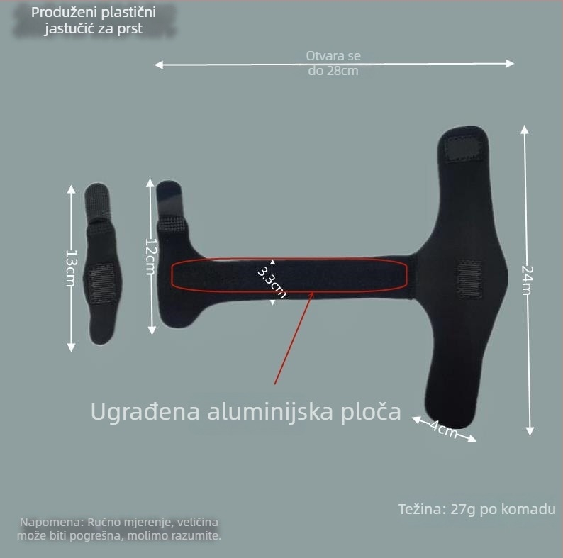 Produženi plastični zaštitnik prsta s fiksacijskim mehanizmom, Nylon/SBR/Aluminij, Za sve sezone, Pogodno za svakodnevne cipele