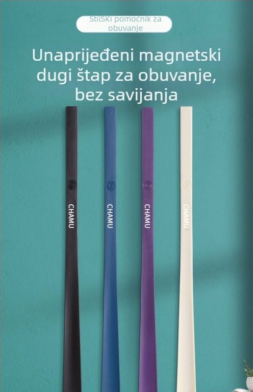 Cham Prošireni magnetski zidni držač cipela, bez saginjanja, za starije osobe i trudnice