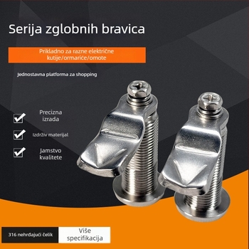 Cilindrični zaključavač od nehrđajućeg čelika – mehanički zaključavač, 304 nehrđajući čelik, industrijski stil, univerzalna primjena