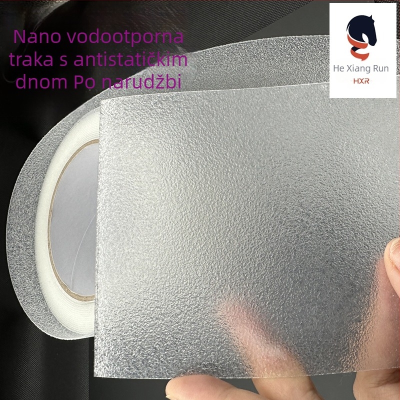 PEVA protuklizna traka, akrilno ljepilo na stražnjoj strani, jednostrani, debljine 1 mm, vodootporna, za kupaonicu i ured