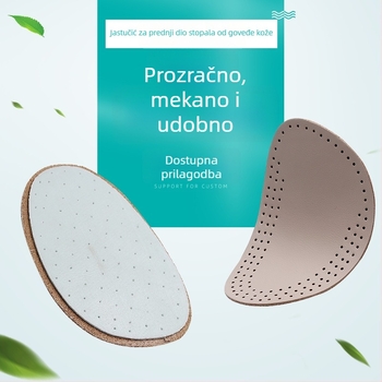 Uložak za prednji dio stopala za kožne cipele, model 0018, upija znoj i prozračan, ljetna uporaba