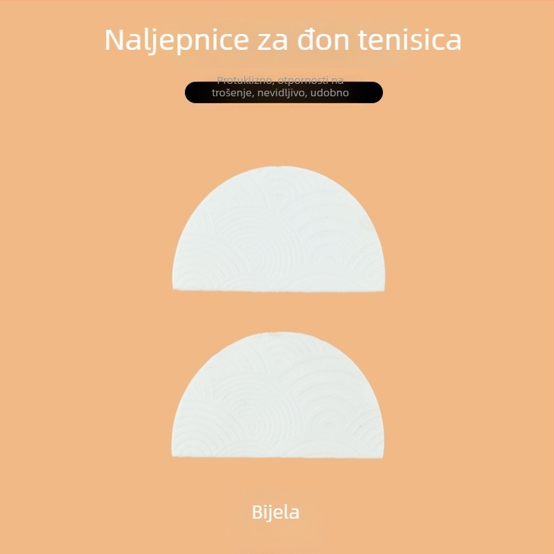 Protuklizne naljepnice za petu tenisica, otporne, samoljepljive, gumene, debele, zaštita potplata